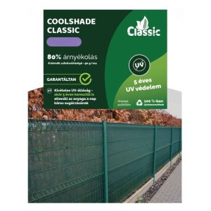 Belátásgátló CoolShade 80% Zöld 1,0*50m