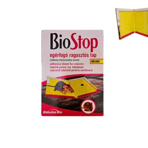 BIOSTOP egérfogó rag.lap MINI 12,5*17 cm