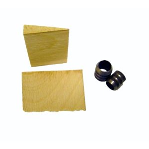 Fejsze-ék fém 19mm + fa 60mm 2+2 db/bli