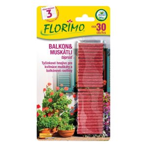 FLORIMO Táprúd Balkon-Muskátli 30 db-os