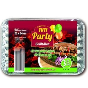 Grilltálca TUTI 23 * 34 cm 3 db-os