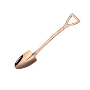 Kávéskanál - Ásó alakú - bronz 12 cm