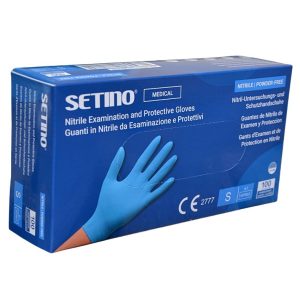 Kesztyű-nitril púdermentes 100 db-os L