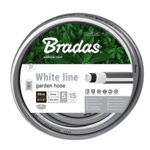 Locsoló t. /White Line-szürke/ 1/2" 50m