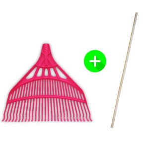 Lombseprű műa. 66 cm 28 fog+nyél Pink