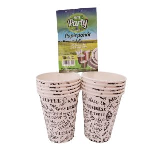 Party Pohár /papír/ 300 ml 10 db-os