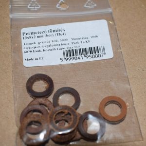 Perm.töm.13*9*2 mm bőr 10 db-os