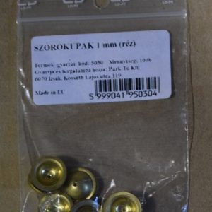 Szórókupak 1,0 mm réz 10 db-os