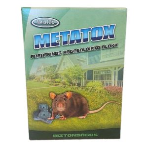 Rágcs.irtó parafinos blokk /Metatox/ 0,3