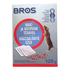 Rágcsálóirtó szer /Bros/ 6*20 gr