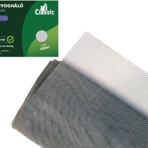 Szúnyogháló üvegszálas ezüst 1,2*30m