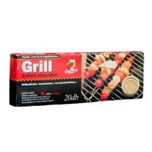 Grill-szilárd alágyújtós 20 db-os