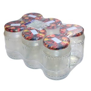 Befőttes üveg 720 ml FACETT + fedél TO82