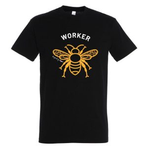 Póló - TOP Méhecske Worker, fekete L