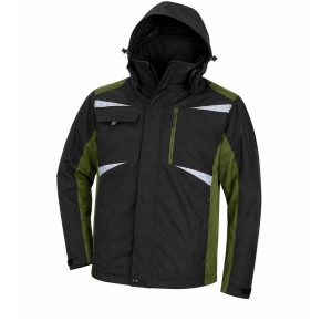 Kabát Urg.900 b.láthat.csík fek-zöld 5XL