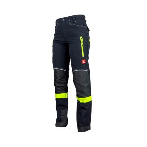 Nadrág Urg750 softshell bél. fek-sárg 60