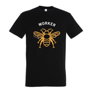 Póló - TOP Méhecske Worker, fekete 3XL